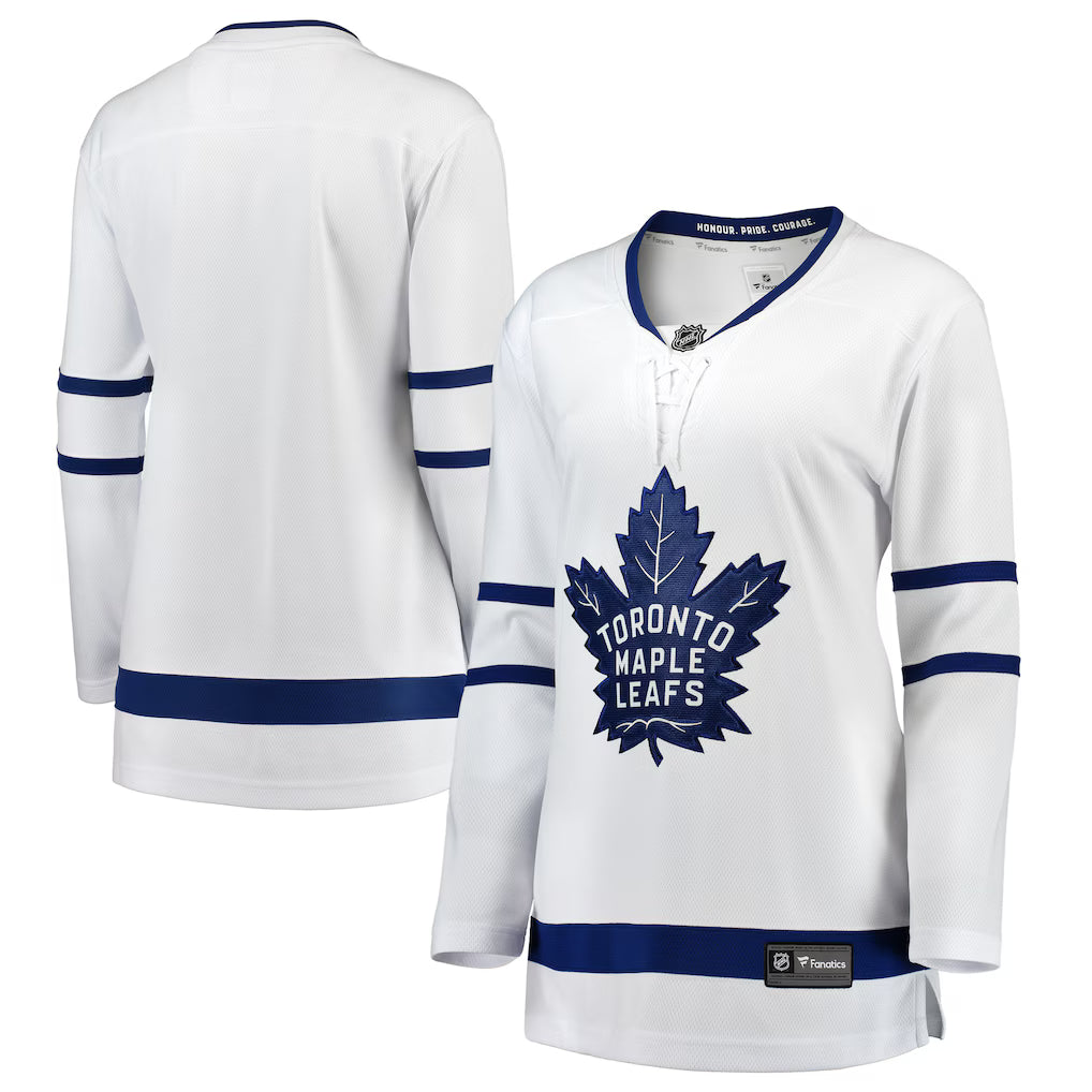 Women's Toronto Maple Leafs Fanatics Away Breakaway Blank Jersey - White