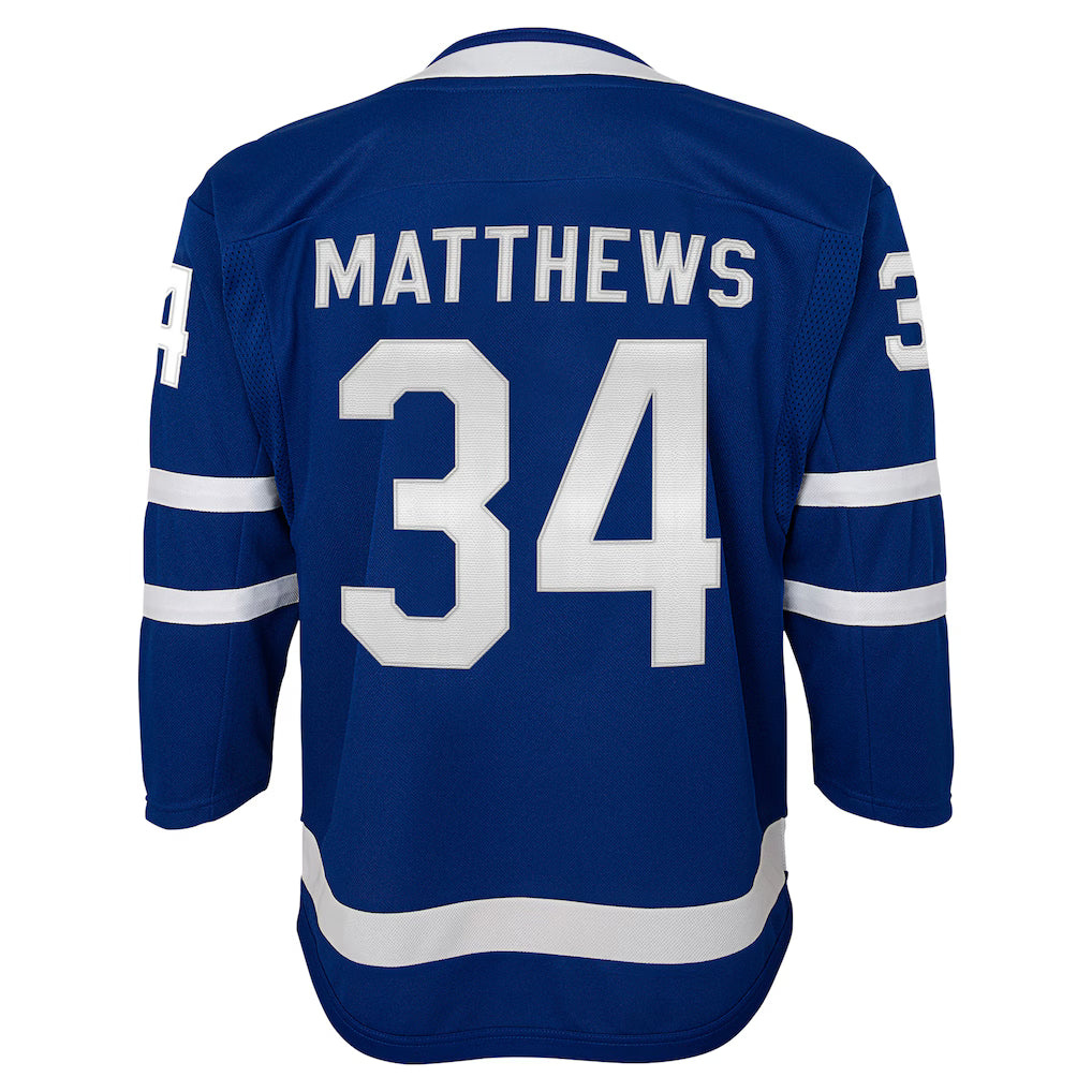 AUSTON MATTHEWS TORONTO MAPLE LEAFS YOUTH PLAYER HOME JERSEY