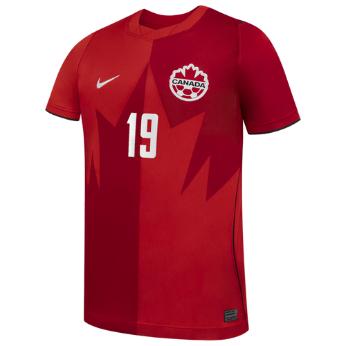2026 WORLD CUP ALPHONSO DAVIES #19 CANADA SOCCER YOUTH NIKE HOME STADIUM REPLICA JERSEY - RED