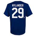 WILLIAM NYLANDER TORONTO MAPLE LEAFS YOUTH PLAYER TEE-SHIRT