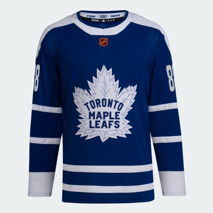 Men's Toronto Maple Leafs William Nylander Adidas Royal - Reverse Retro 2.0 Authentic Player Jersey