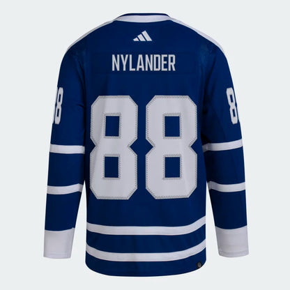 Men's Toronto Maple Leafs William Nylander Adidas Royal - Reverse Retro 2.0 Authentic Player Jersey