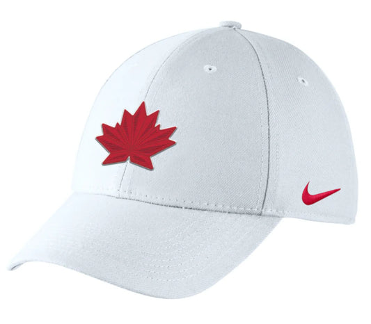 Copy of Hockey Canada Nike 2022 - Swoosh Performance Flex Fit Hat - White