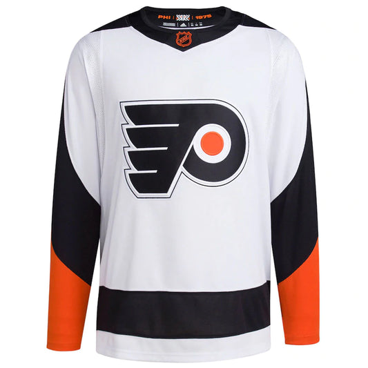 Men's Philadelphia Flyers Adidas White - Reverse Retro 2.0 Authentic Blank Jersey