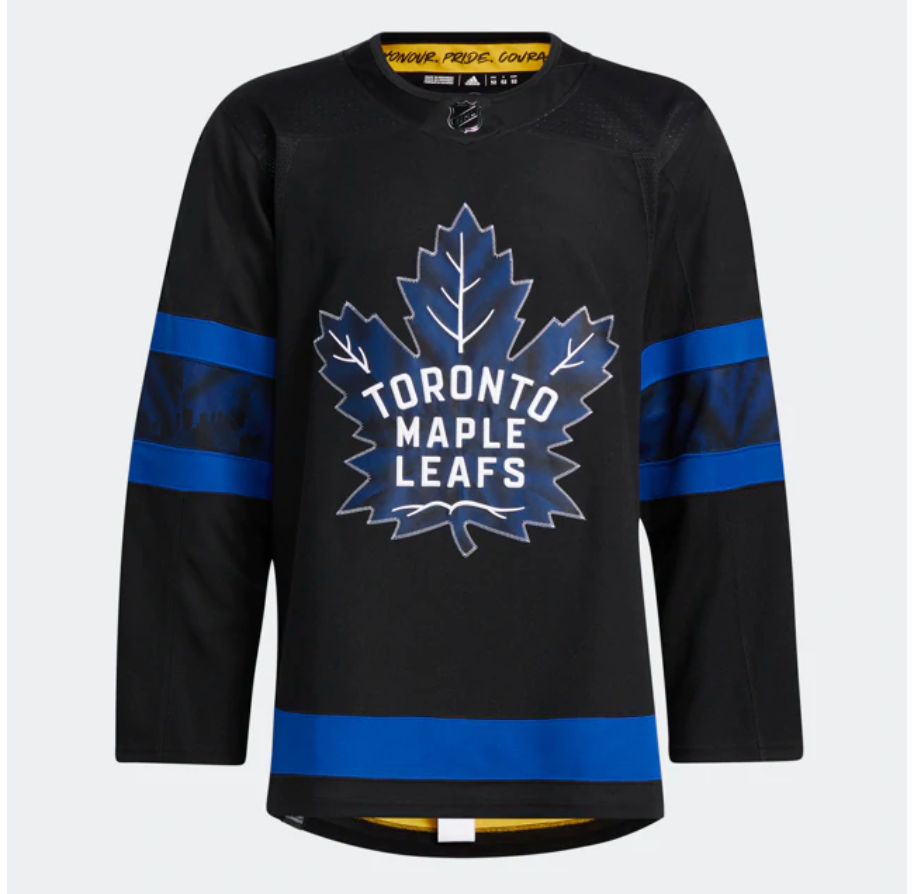 Men's Toronto Maple Leafs X Drew House Morgan Rielly Adidas Flipside Alternate Jersey