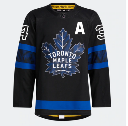 Men's Toronto Maple Leafs X Drew House Auston Matthews Adidas Flipside Alternate Jersey