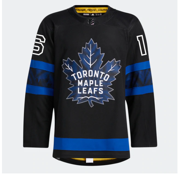 Men's Toronto Maple Leafs X Drew House Mitch Marner Adidas Flipside Alternate Jersey