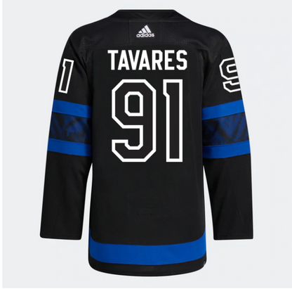 Men's Toronto Maple Leafs X Drew House John Tavares Adidas Flipside Alternate Jersey