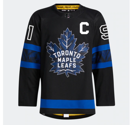 Men's Toronto Maple Leafs X Drew House John Tavares Adidas Flipside Alternate Jersey