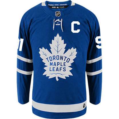 Men's Toronto Maple Leafs John Tavares Adidas Blue Home Authentic Jersey