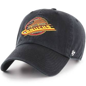 Vancouver Canucks '47 Brand Clean Up Cap Skate Logo