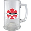 CANADA SOCCER 15OZ GLASS SPORT MUG