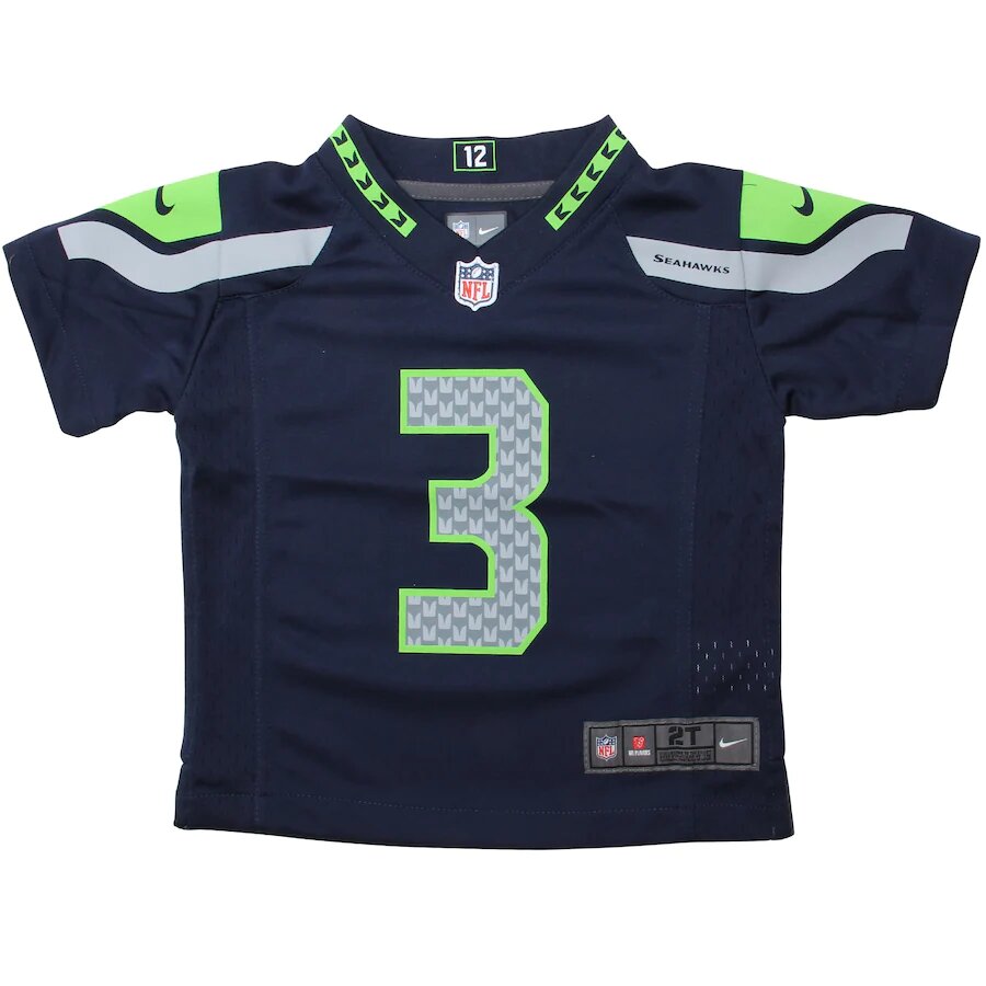 Russell Wilson Seattle Seahawks Nike Toddler Game Jersey - College Navy