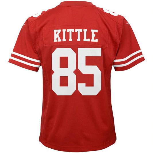 George Kittle San Francisco 49ers Nike Youth Game Jersey - Red